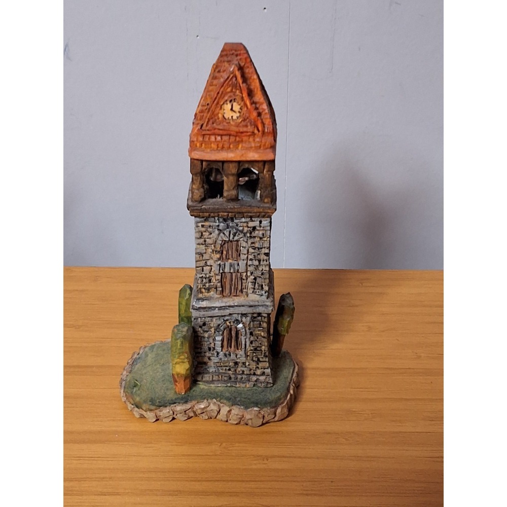 Handcrafted Set Of Wooden Sculptures. Very Detailed Whimsical Set. Lot Of 4 - Picture 11 of 16